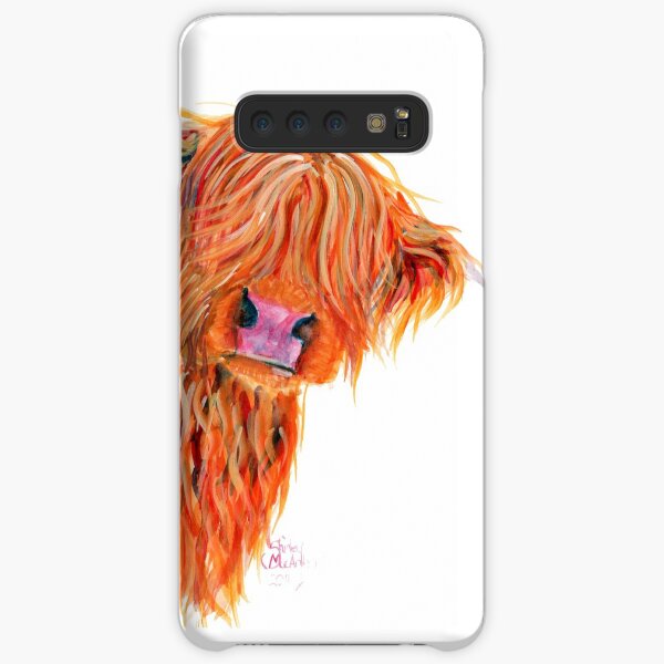 HIGHLAND COW 'PEEKABOO' VON SHIRLEY MACARTHUR Samsung Galaxy Leichte Hülle
