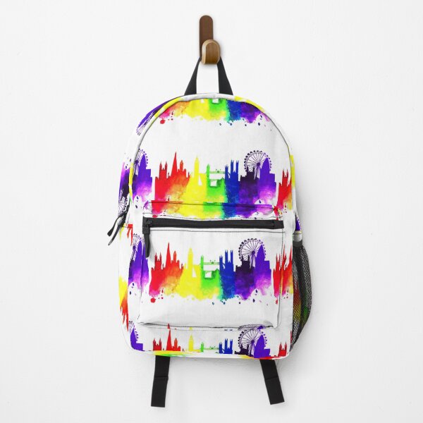 Item preview, I Love London, UK, Rainbow City Skyline designed and sold by artbysarahallen.