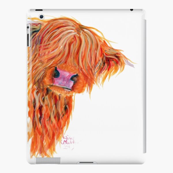 HIGHLAND COW 'PEEKABOO' BY SHIRLEY MACARTHUR iPad Snap Case