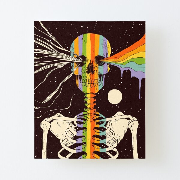 Dark Side of Existence Canvas Mounted Print