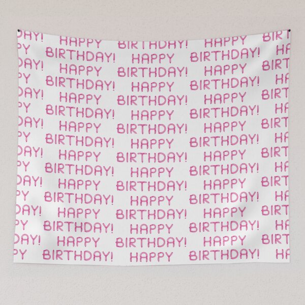 Item preview, Paper Birthday Scrapbooking, Happy Birthday with Pink Balloons, Happy Birthday designed and sold by Bashar-Design.