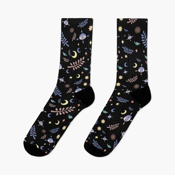 Item preview, Black cosmic pattern designed and sold by mbelmar.
