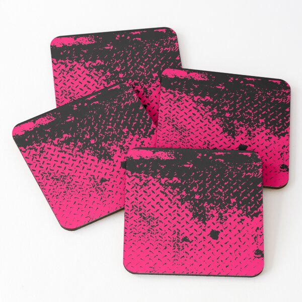Item preview, Pink Neon Street Metal Diamond Plate Pattern Texture designed and sold by ClickForMore.