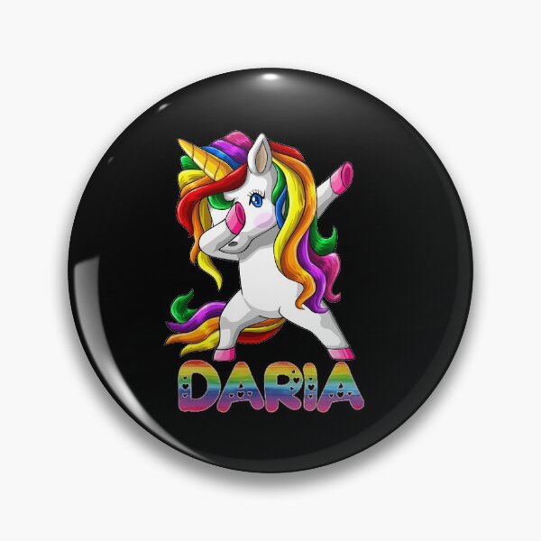 Item preview, Daria Name Rainbow Text -  Daria Dabbing Unicorn Gift For Daria designed and sold by MariaLeona.
