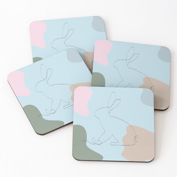 Item preview, Rabbit line art designed and sold by Jacki Vu.