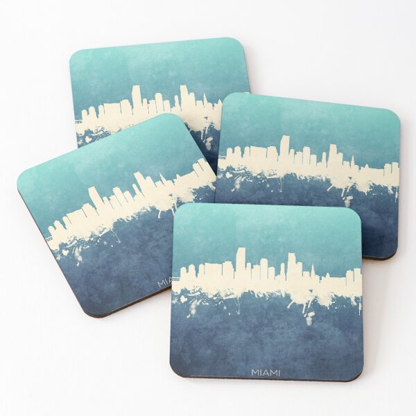 Item preview, Miami Florida Skyline designed and sold by ArtPrints.