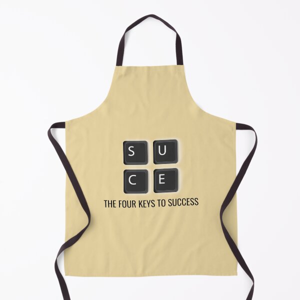 Item preview, The Four Keys To Success Computer Keyboard Sarcasm designed and sold by Sour Soul.