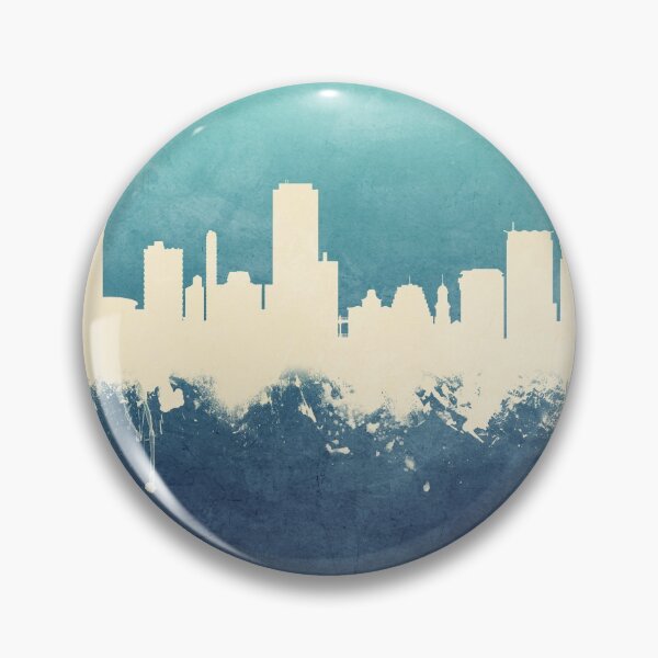 Item preview, Wellington New Zealand Skyline designed and sold by ArtPrints.