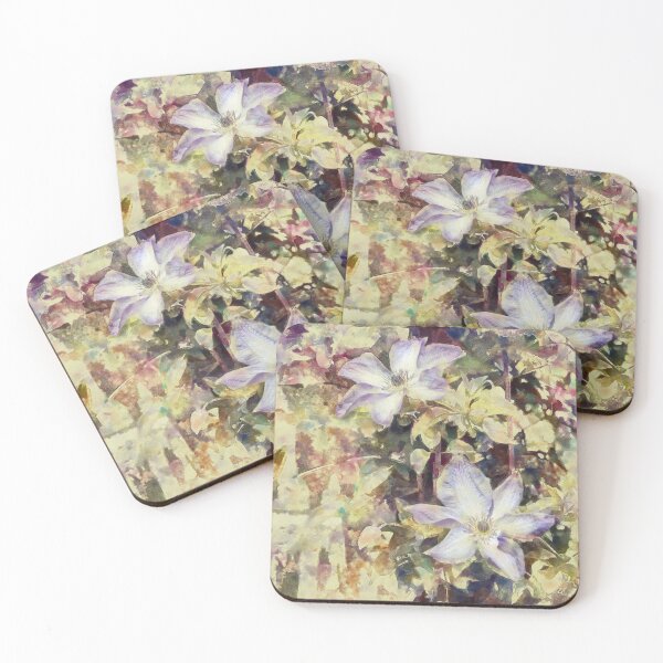 Item preview, Clematis clinging to wall designed and sold by Fran Woods.