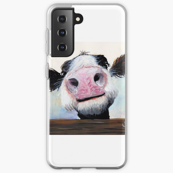 NOSEY COW 'HEY! HOW'S IT GOIN'?' BY SHIRLEY MACARTHUR Samsung Galaxy Soft Case