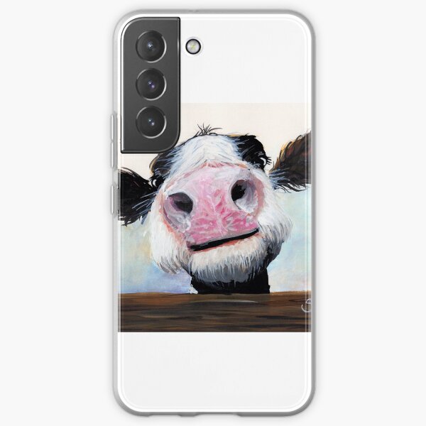 NOSEY COW 'HEY! HOW'S IT GOIN'?' BY SHIRLEY MACARTHUR Samsung Galaxy Soft Case