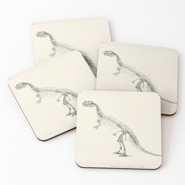 Item preview, Vintage dinosaur print - Ceratosaurus nasicornis designed and sold by Gardenlibrary.