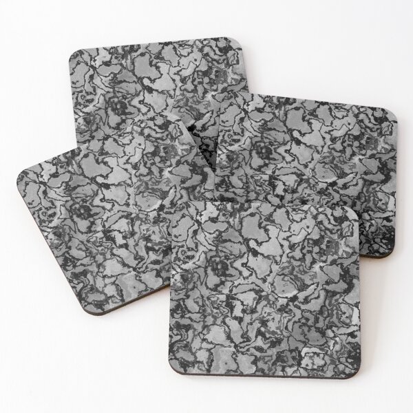 Item preview, Black and white marbled flowers pattern designed and sold by WanderAesthetic.