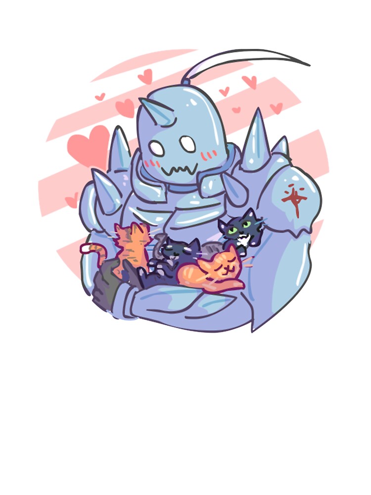 alphonse with kittens