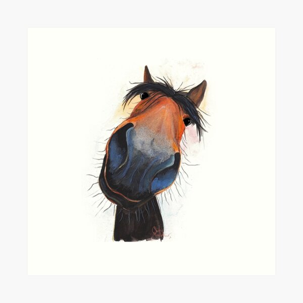 cute horse paintings