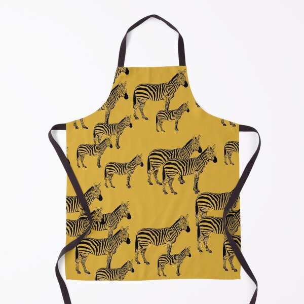Item preview, Zebras yellow mustard pattern designed and sold by FVO-italydesign.