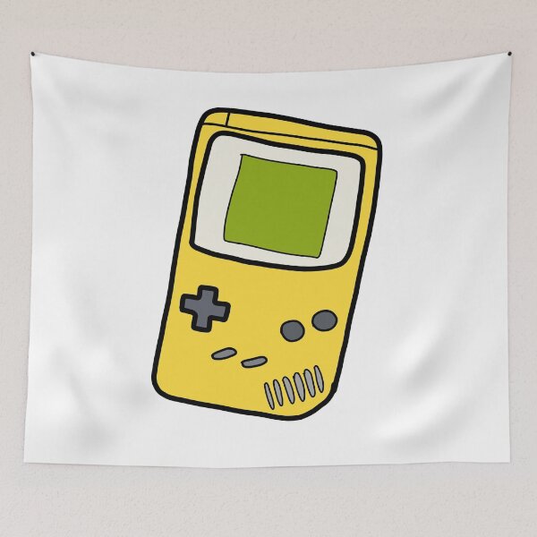 Aperçu de l'œuvre Conception de Gameboy jaune mignon créée et vendue par Puffoo.