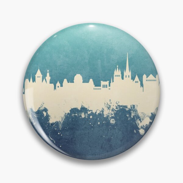 Item preview, Lausanne Switzerland Skyline designed and sold by ArtPrints.