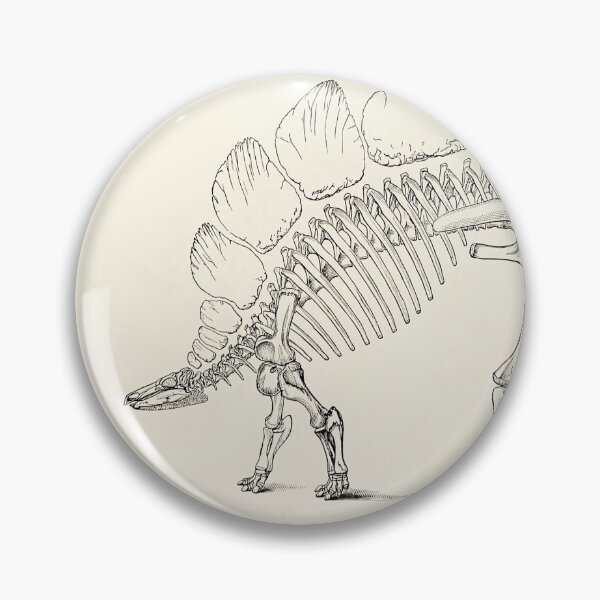 Item preview, Vintage dinosaur print - Stegosaurus ungulatus designed and sold by Gardenlibrary.