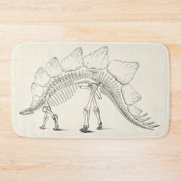 Item preview, Vintage dinosaur print - Stegosaurus ungulatus designed and sold by Gardenlibrary.