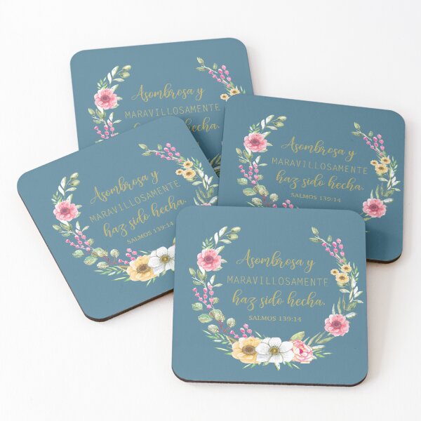 Item preview, Asombrosa y maravillosamente haz sido hecha, spanish bible verse designed and sold by latiendadearyam.