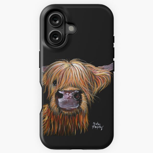 Vista previa del artículo con la obra «SCOTTISH HAIRY HIGHLAND VACA 'HENRY' Por Shirley MacArthur», diseñado y vendido por Shirley MacArthur Limited.