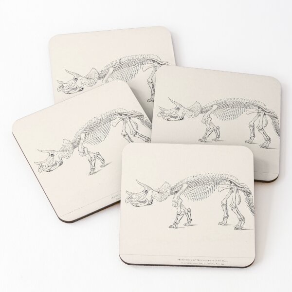 Item preview, Vintage dinosaur print - Tricerarops prorsus designed and sold by Gardenlibrary.