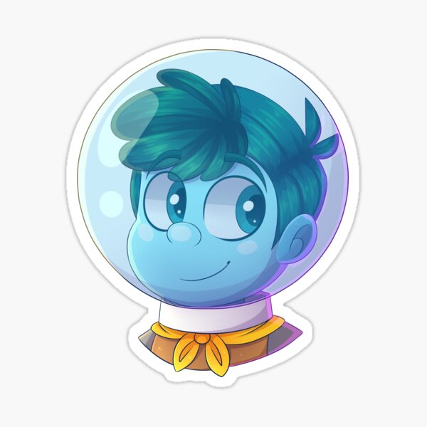 Space Kid 2 Sticker By Jetsolitude Redbubble
