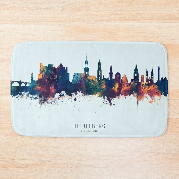 Item preview, Heidelberg Germany Skyline designed and sold by ArtPrints.