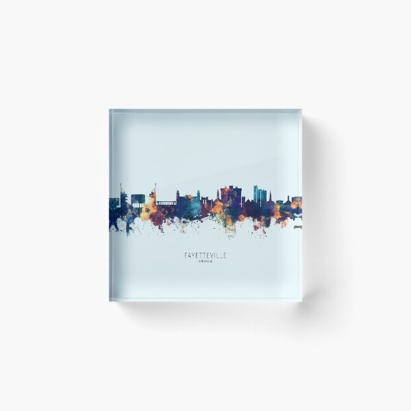 Item preview, Fayetteville Arkansas Skyline designed and sold by ArtPrints.