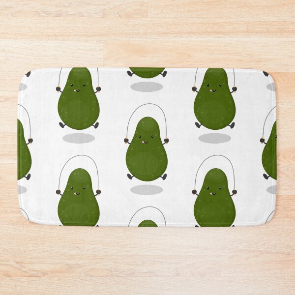 Artikelvorschau, Nette Avocado-Springseilkarikaturillustration entworfen und verkauft von FrogFactory.