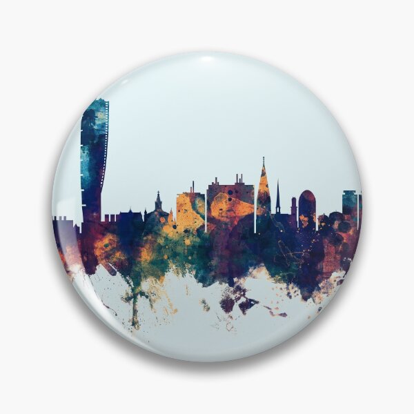 Item preview, Malmo Sweden Skyline designed and sold by ArtPrints.