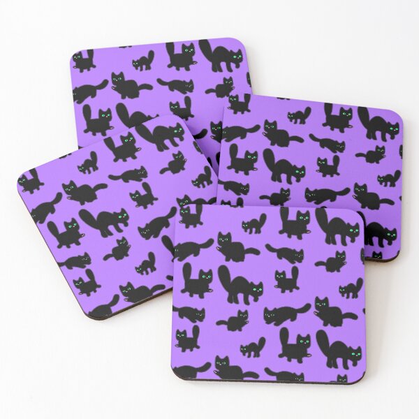 Item preview, Fuzzy Black Kittens designed and sold by dysperdis.