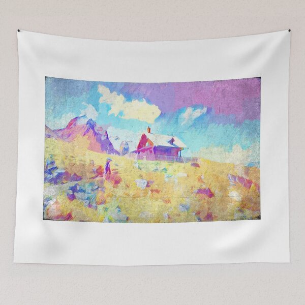 Item preview, Colorful mountain landscape in the Alps designed and sold by ToniStauche.