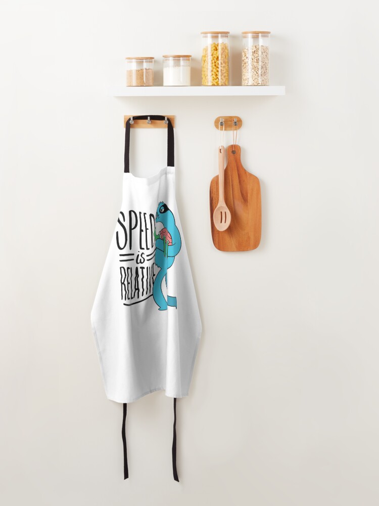 Alternate view of SPEED SLOTH QUOTE SPEED IS RELATIVE Apron