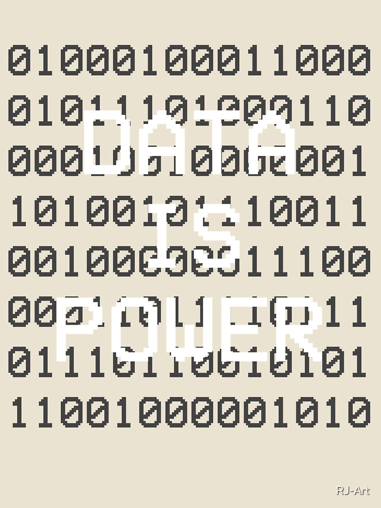 Thumbnail 4 of 4, Relaxed T-Shirt, Data binary code hacker programmer designed and sold by RJ-Art.