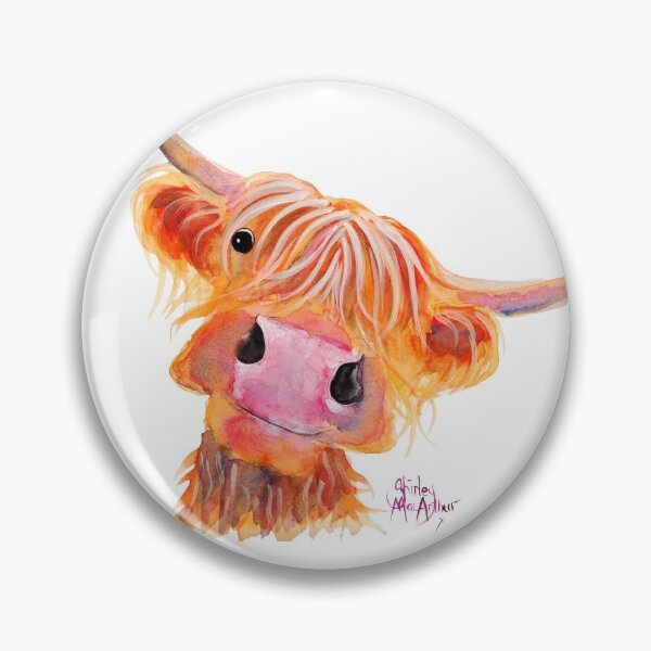 Item preview, Highland Cow 'NESSIE' from Original Painting by Shirley MacArthur designed and sold by Shirley MacArthur Art.
