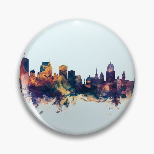 Item preview, Quebec Canada Skyline designed and sold by ArtPrints.