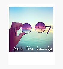 See The Beauty Photographic Print