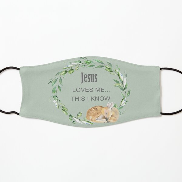 Jesus loves me this i know Kids Mask