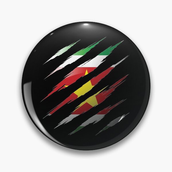 Item preview, Suriname My Country Claw Nail designed and sold by HelloFromAja.