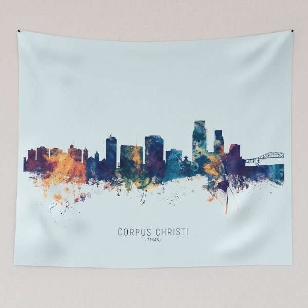 Item preview, Corpus Christi Texas Skyline designed and sold by ArtPrints.