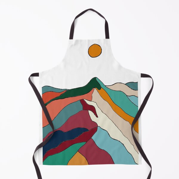 Item preview, Hills & Valleys Coloured Sketch Design designed and sold by StylishTayla.