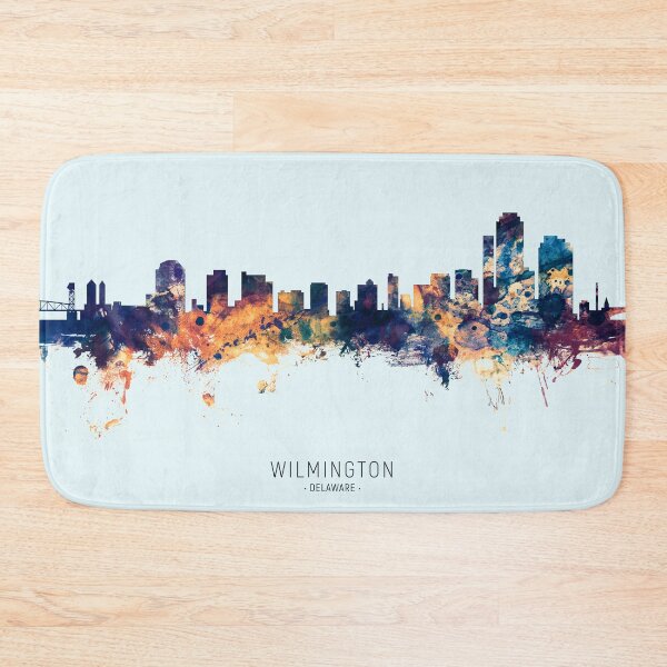 Item preview, Wilmington Delaware Skyline designed and sold by ArtPrints.