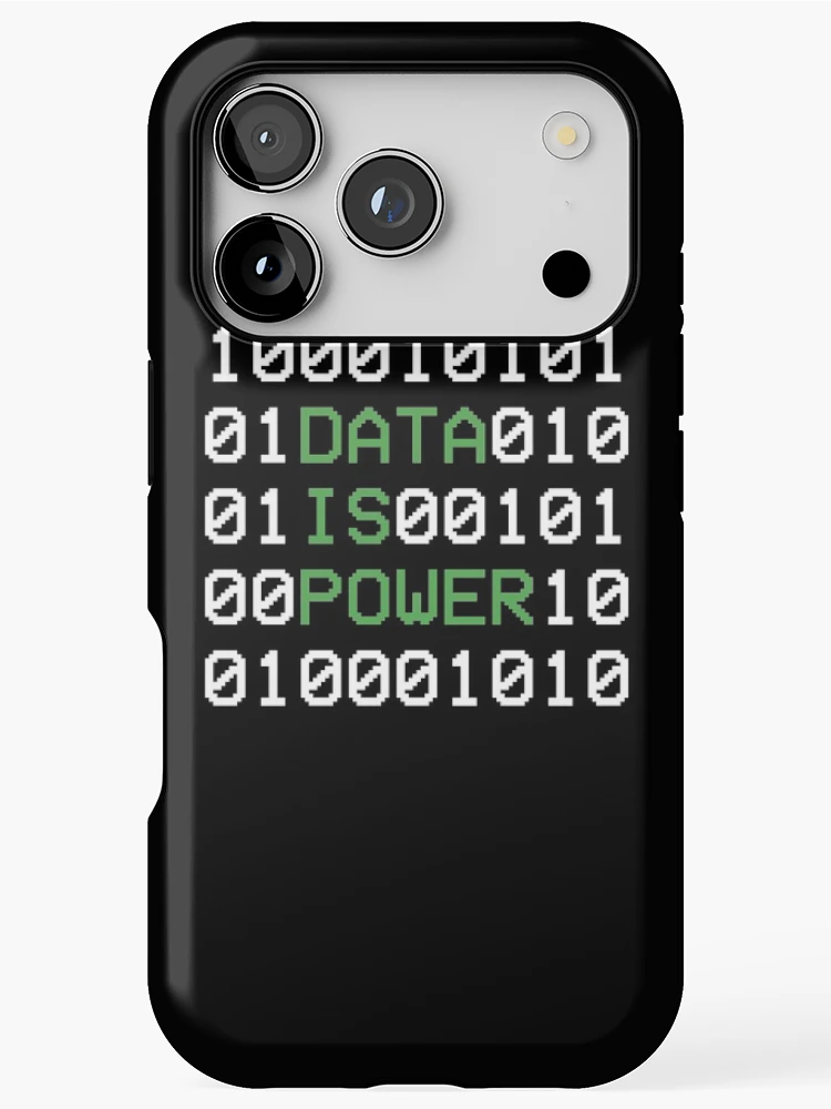Thumbnail 1 of 4, iPhone Case, Data binary code hacker programmer designed and sold by RJ-Art.
