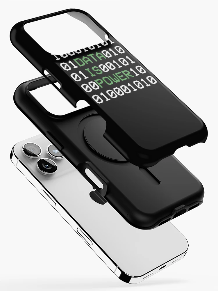 Thumbnail 2 of 4, iPhone Case, Data binary code hacker programmer designed and sold by RJ-Art.