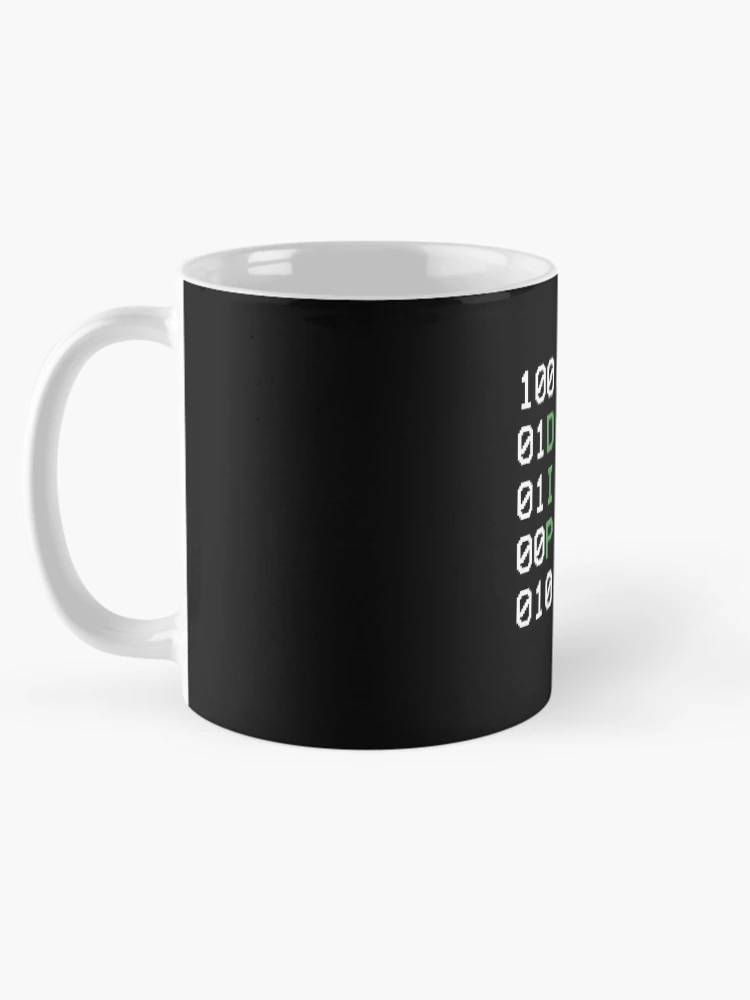 Thumbnail 5 of 6, Coffee Mug, Data binary code hacker programmer designed and sold by RJ-Art.