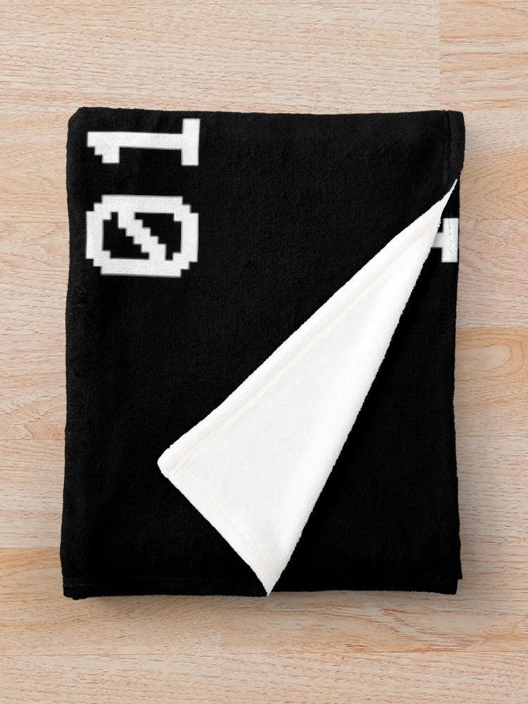 Thumbnail 3 of 6, Throw Blanket, Data binary code hacker programmer designed and sold by RJ-Art.