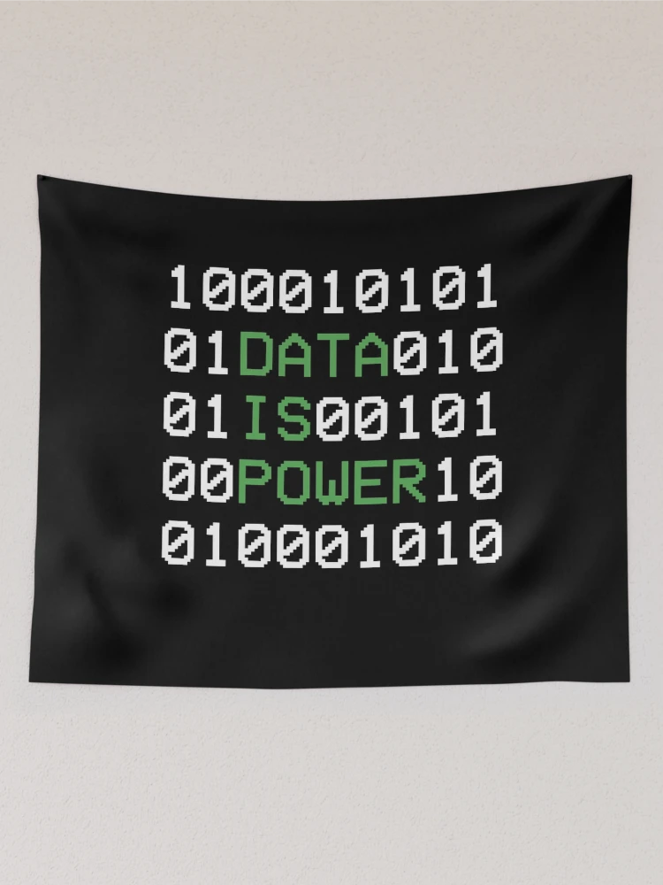 Thumbnail 2 of 3, Tapestry, Data binary code hacker programmer designed and sold by RJ-Art.