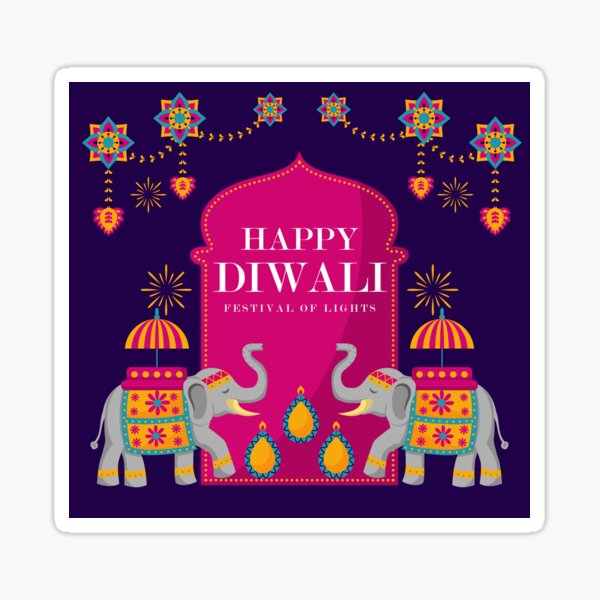 Item preview, Happy Diwali - Festival Of Lights designed and sold by Neha Gandhi.